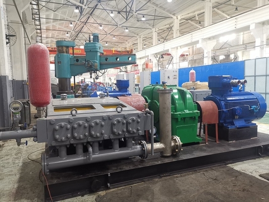 運転される400KW電動機を搭載する5ZB400 5シリンダー水注入ポンプ